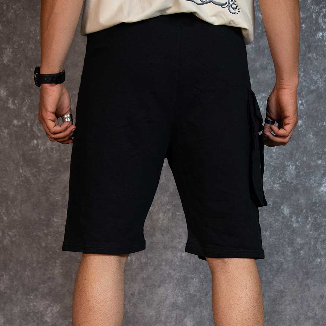 UTILITY BLACK SHORTS