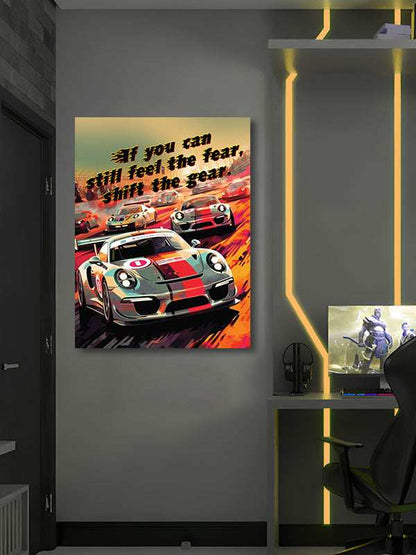 Shift The Gear Canvas Art