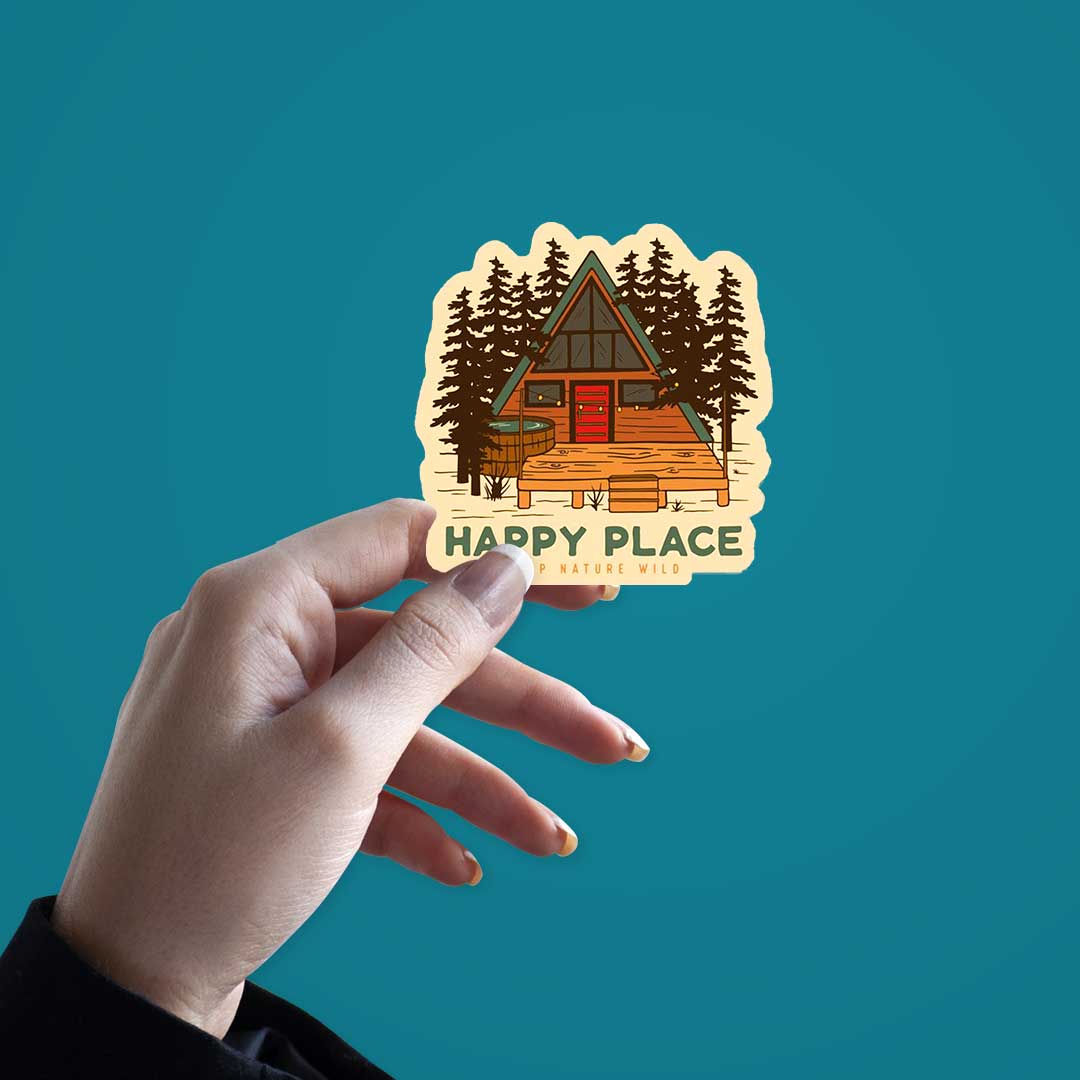 Happy Place  Sticker