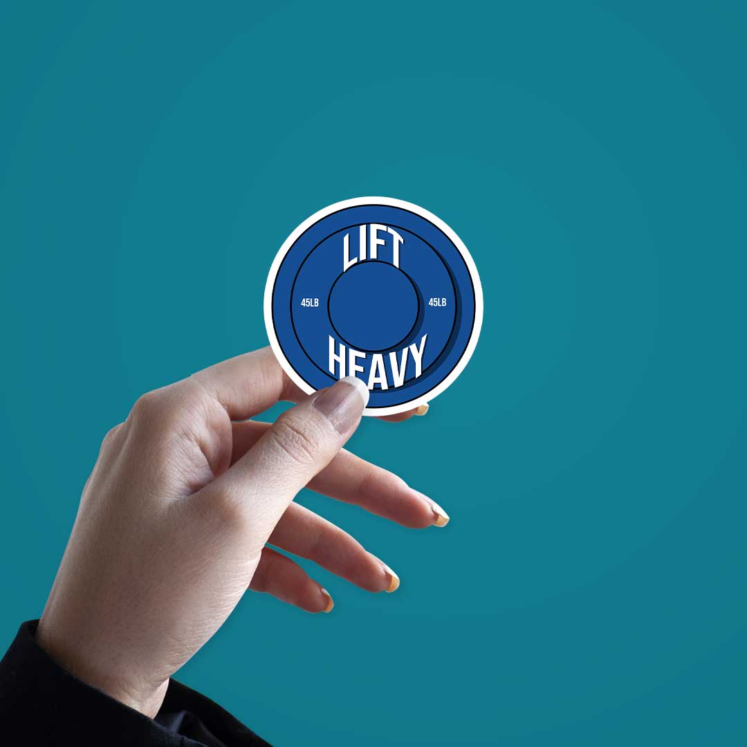 Lift Heavy  Sticker