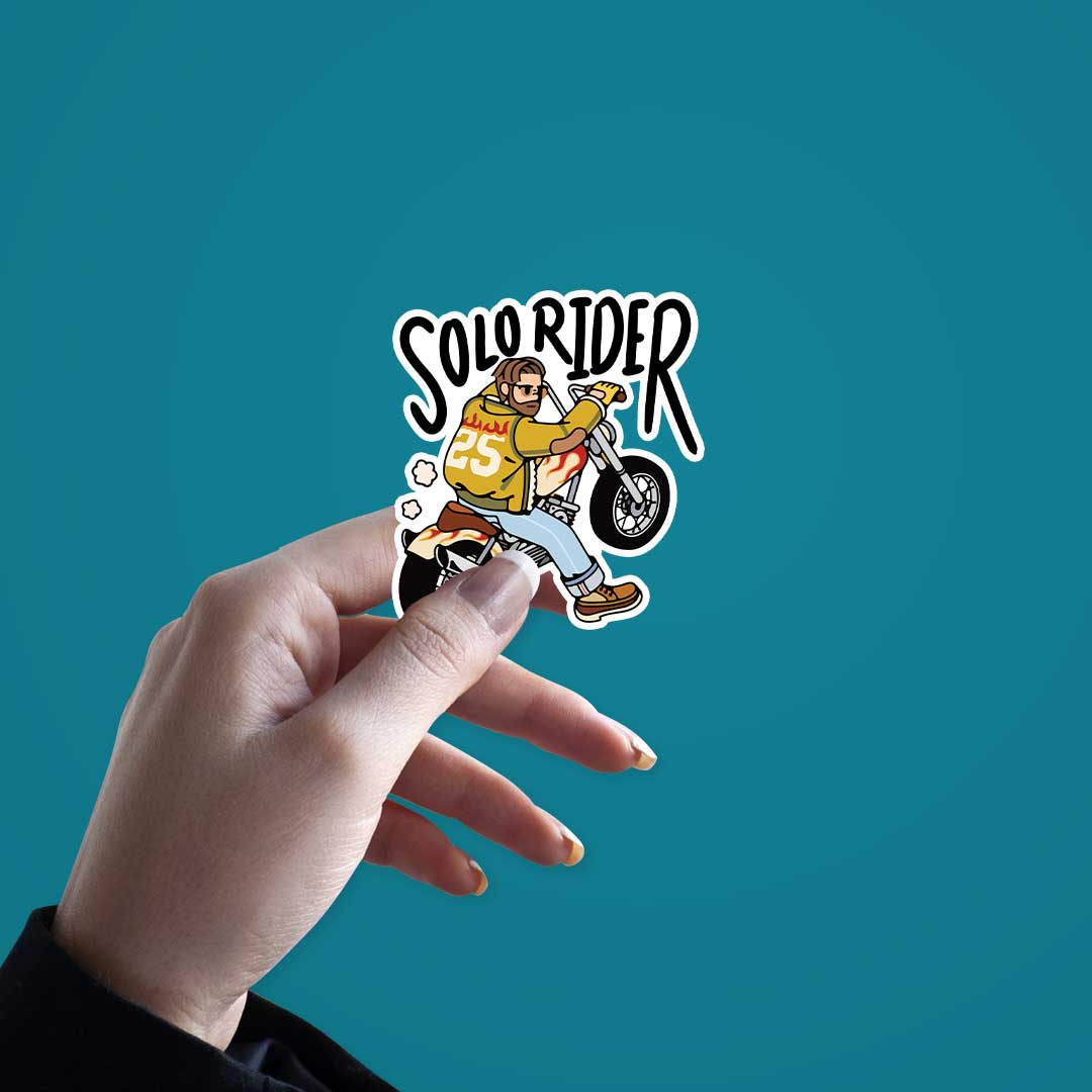 Solo Rider  Sticker