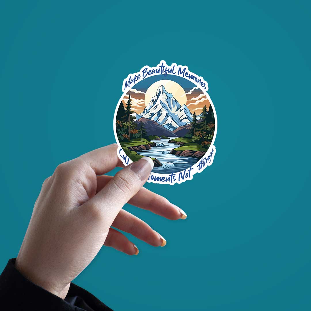 Collect Moment Not Things  Sticker