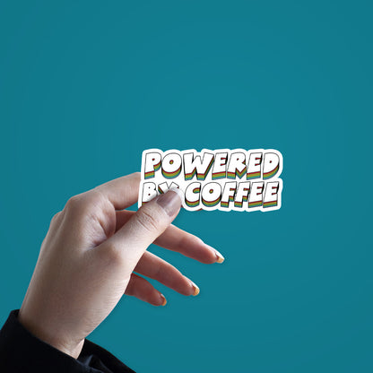 Powered By Coffee Sticker