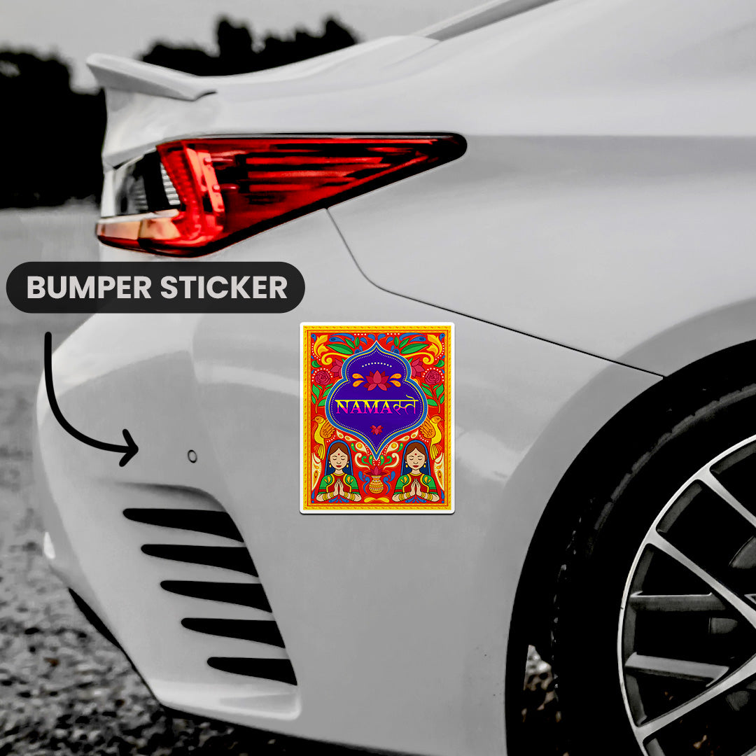 Namaste  Bumper Sticker