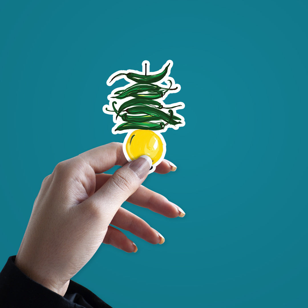 Nimbu Mirchi Sticker