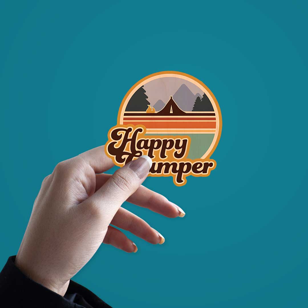 Happy Camper  Sticker