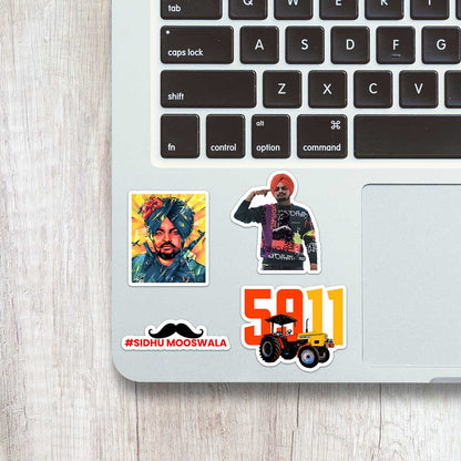 Sidhu Moose Wala Mini sticker sheet