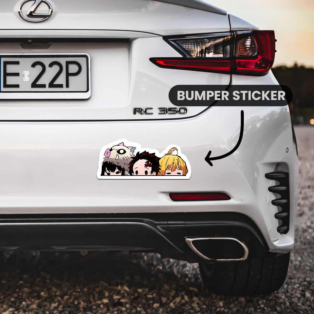 Demon Slayer Bumper Sticker | STICK IT UP