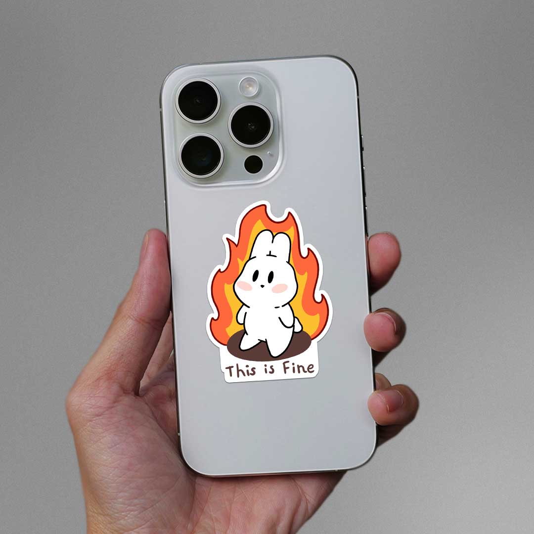 This Is Fine Sticker