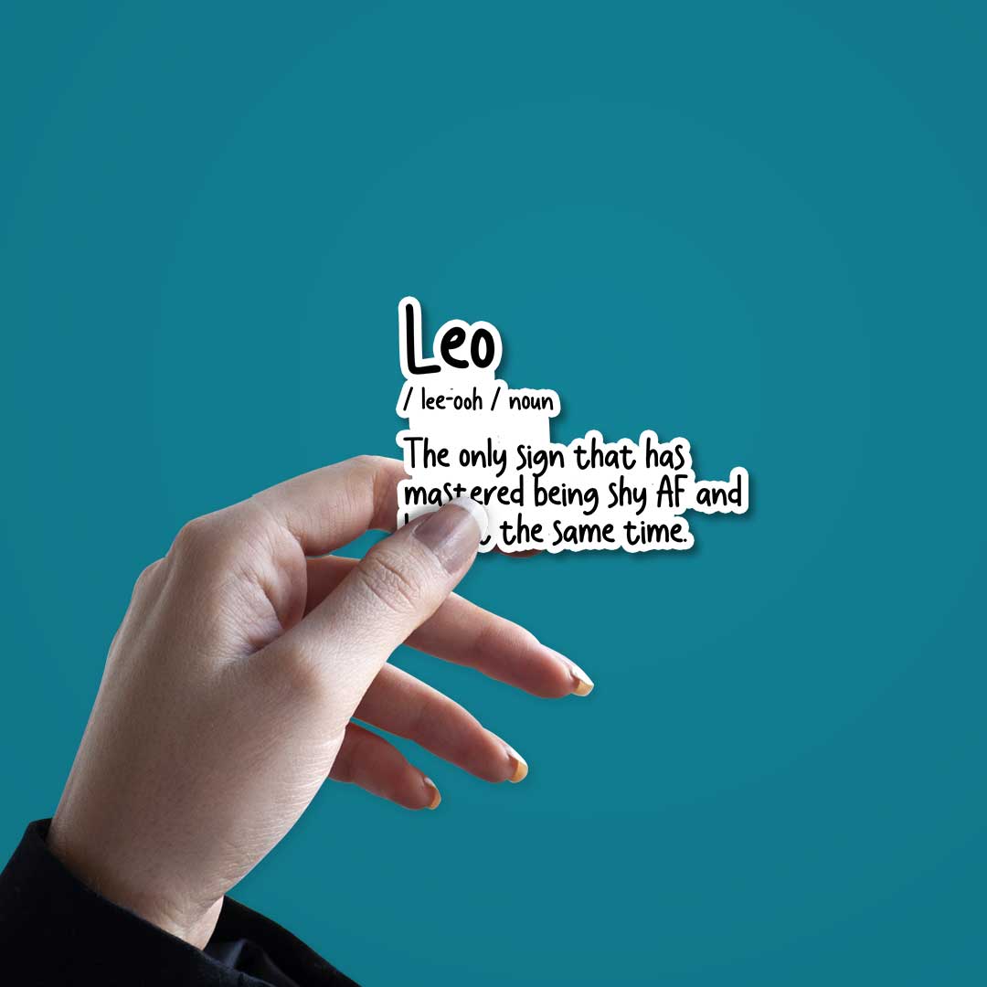Leo  Sticker