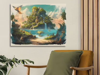 Magical Island Canvas Art