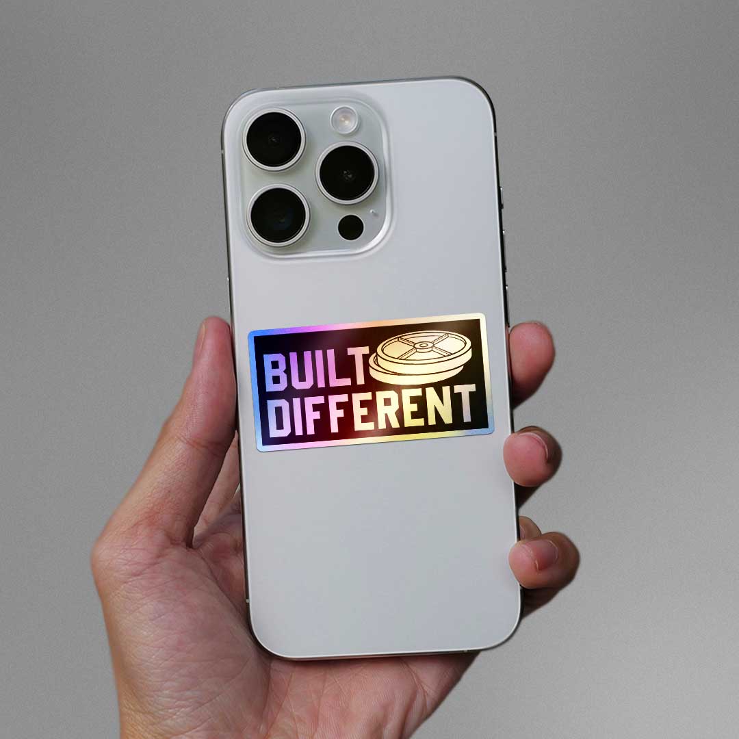 Build Different Holographic Sticker