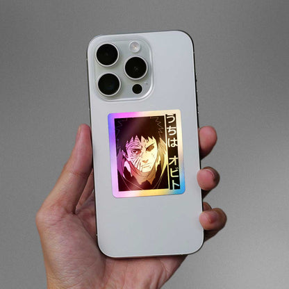 Obito Uchiha Holographic Sticker