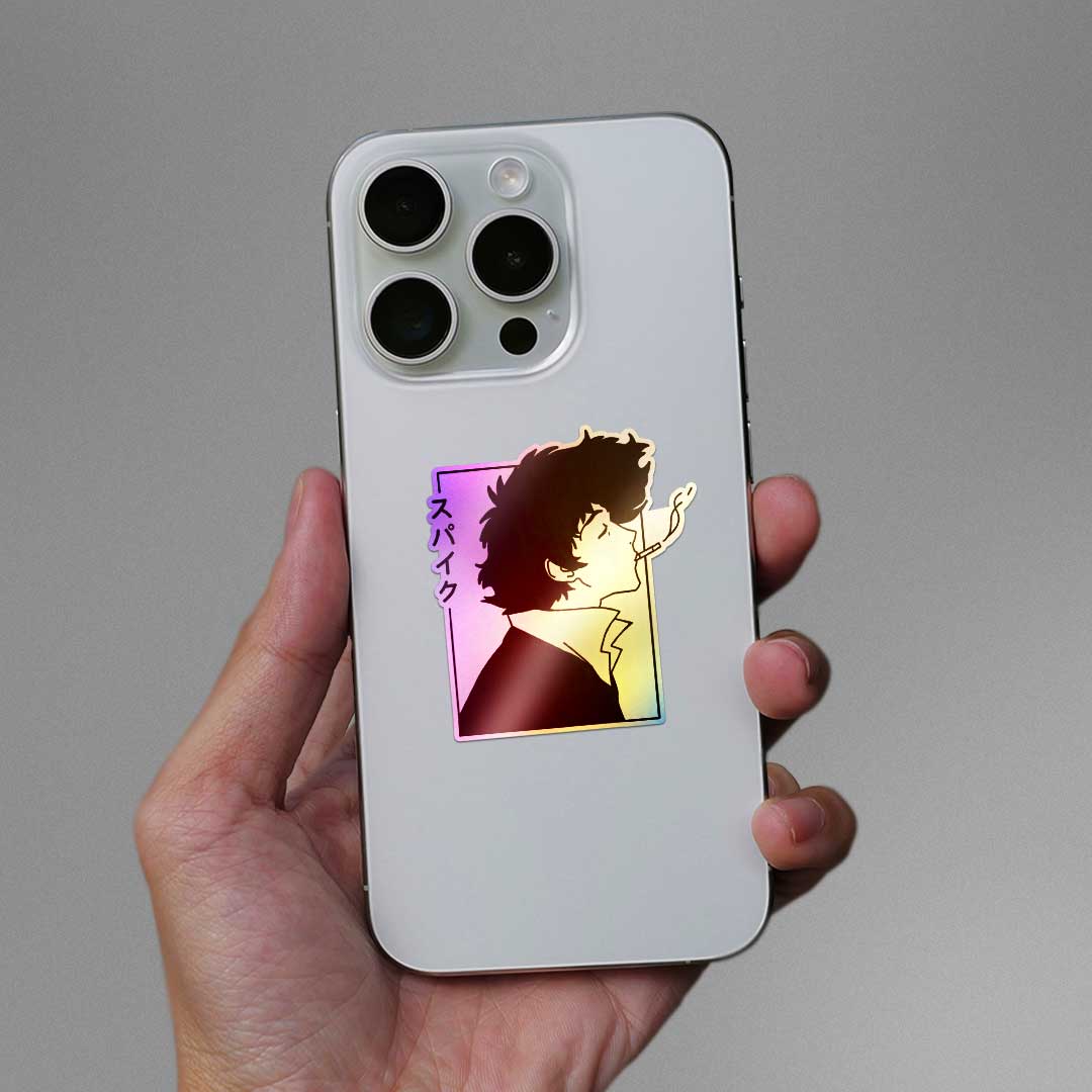 Cowboy Bebop Holographic Sticker