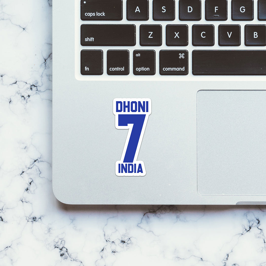 dhoni 7 Sticker