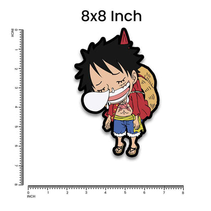 Sleeping Luffy Bumper Sticker | STICK IT UP