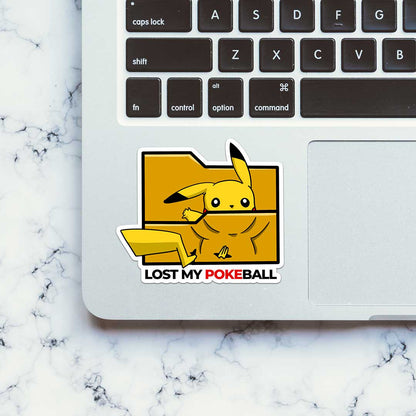 Lost My Pokeb  Sticker