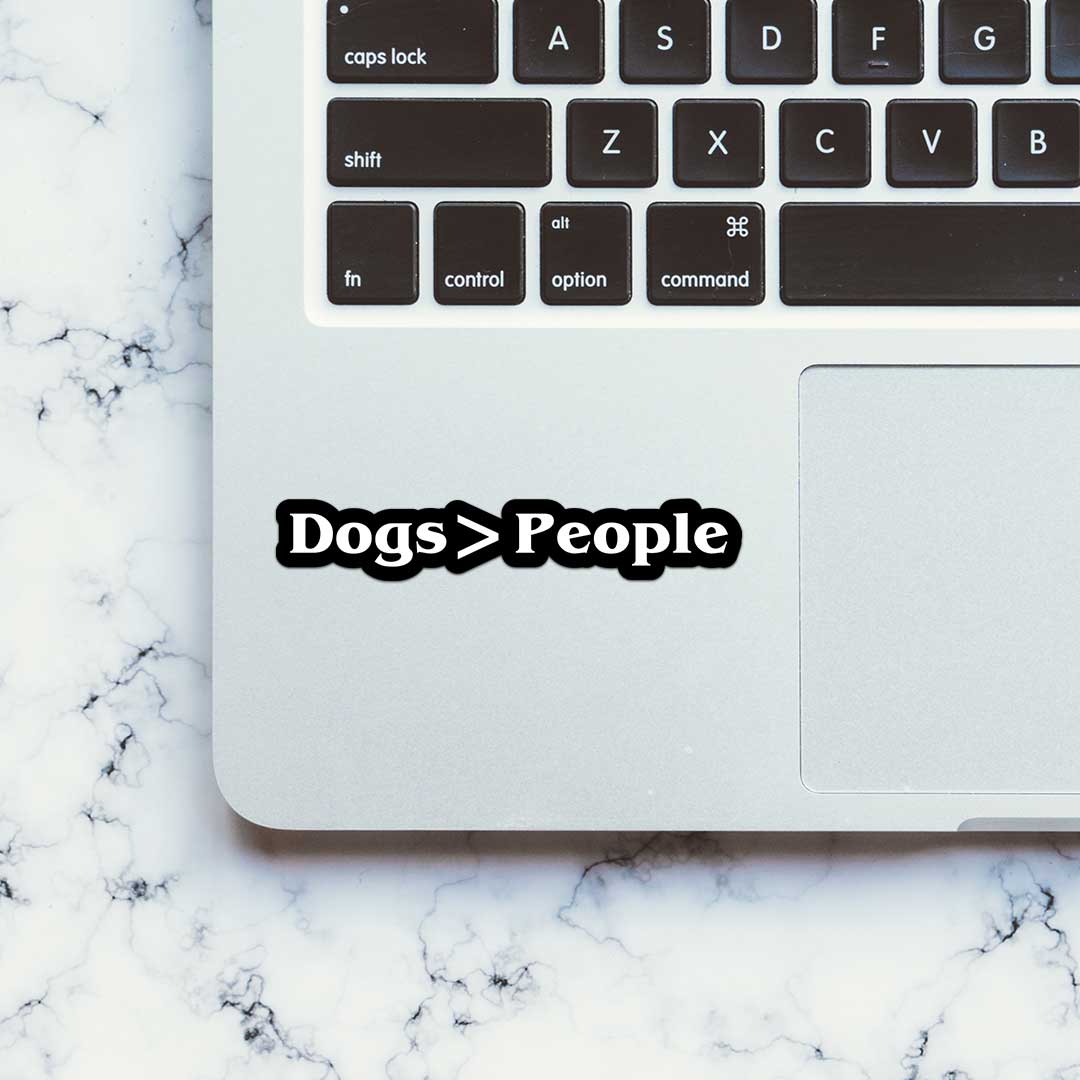 Dogs & People  Sticker