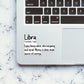 Libra  Sticker