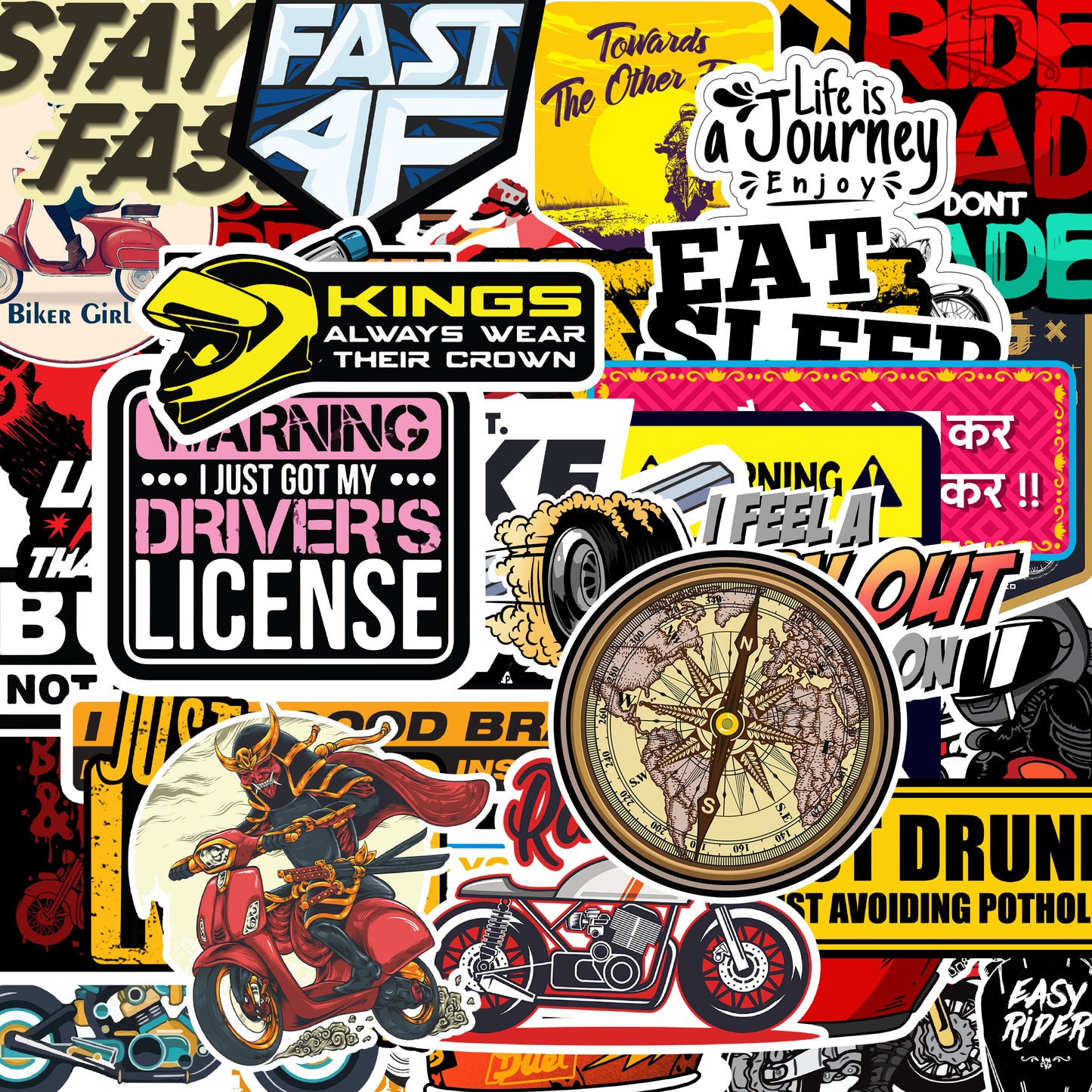 Bike Sticker Pack [50 sticker]