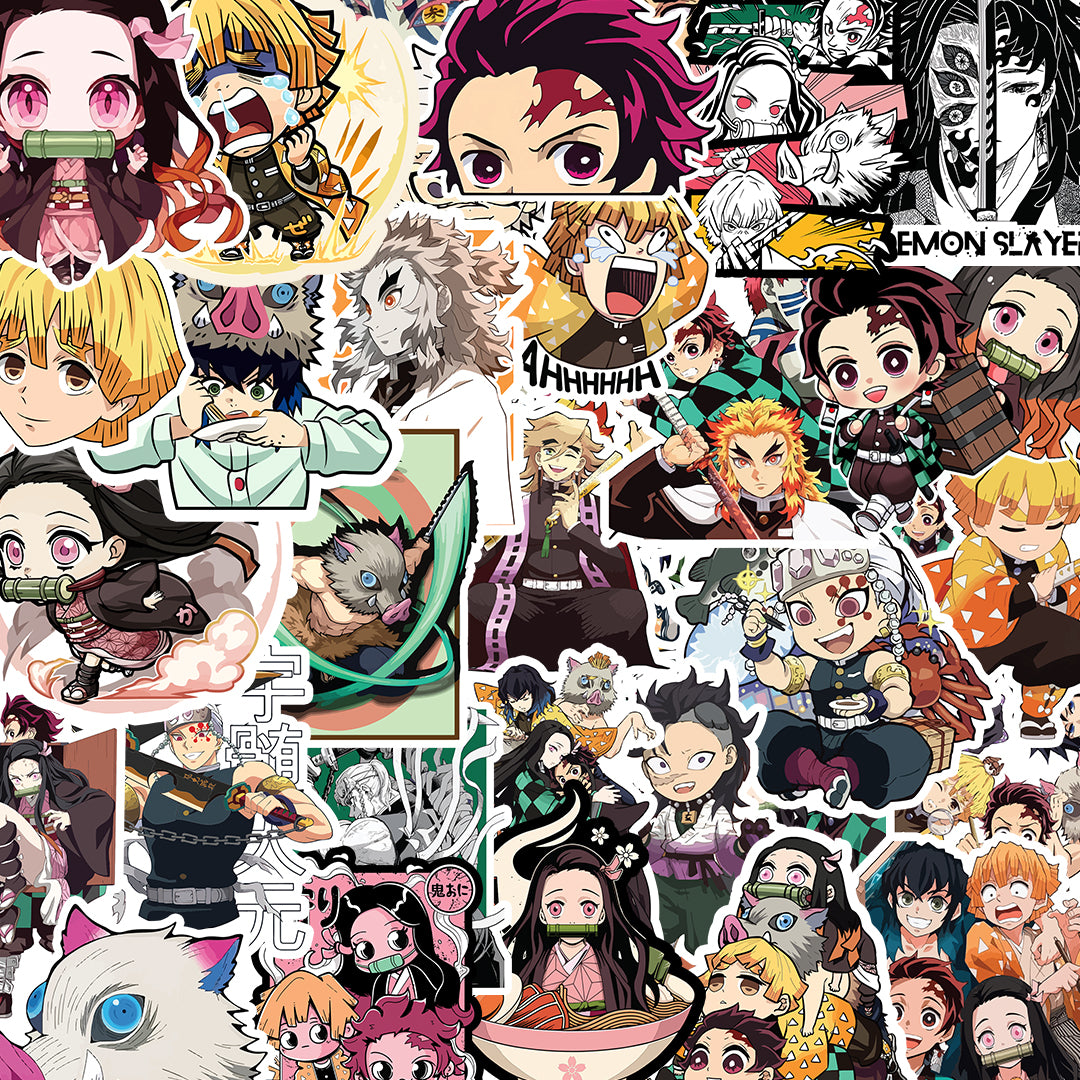 Demon Slayer Sticker Packs [50 sticker] – STICK IT UP