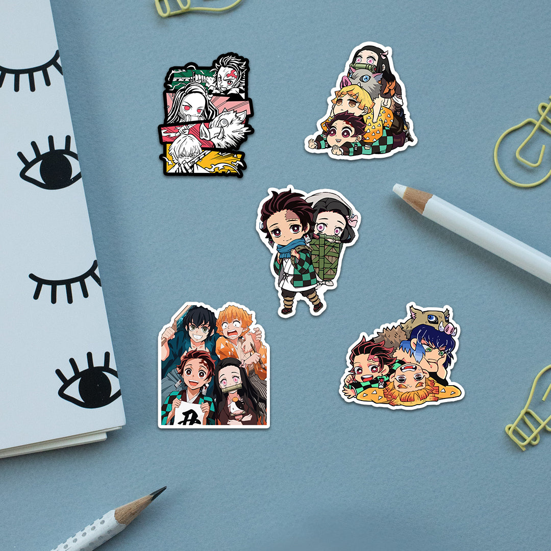 Demon Slayer Sticker Packs [50 sticker]