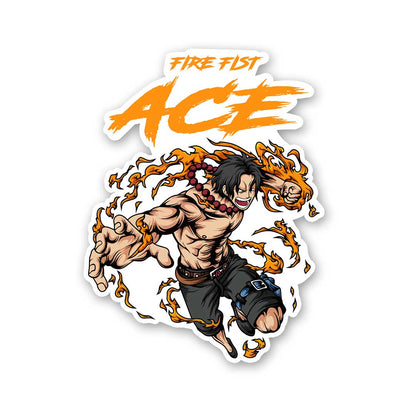 Ace Fire Fist Sticker