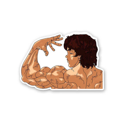 Baki Back Sticker