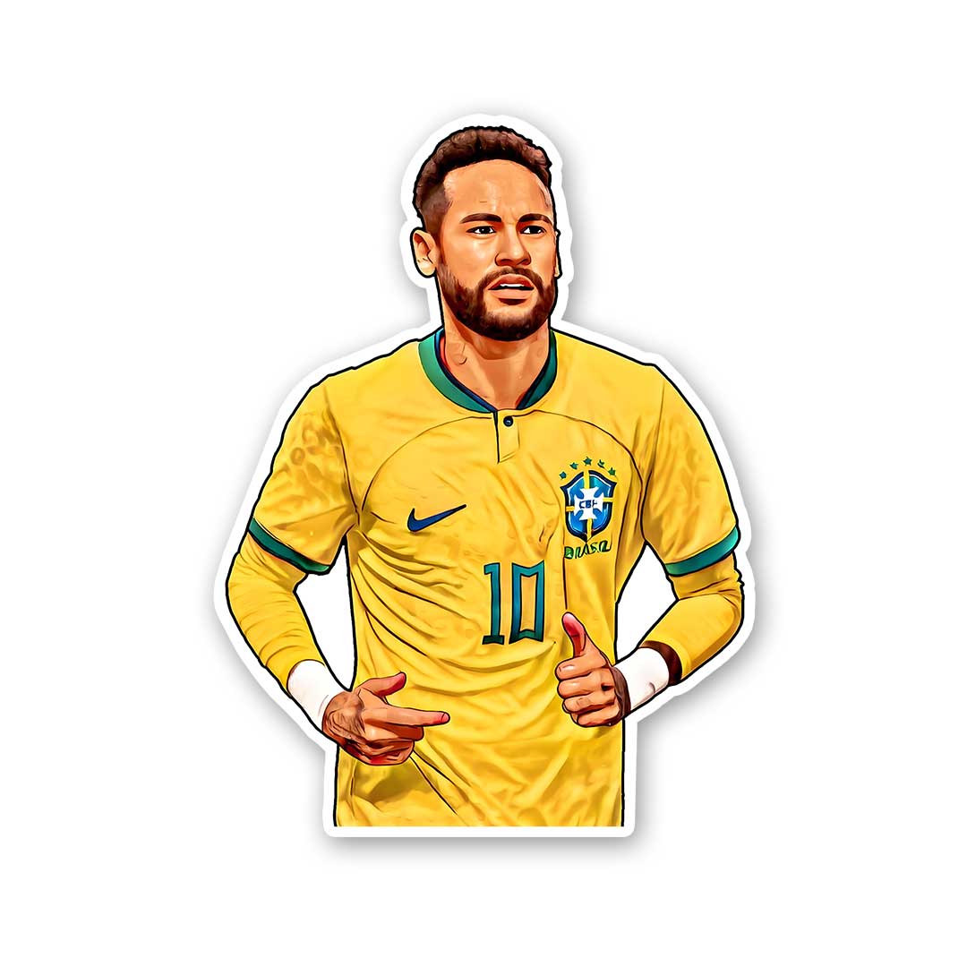 Neymar Jr Brazil 2.0 Sticker