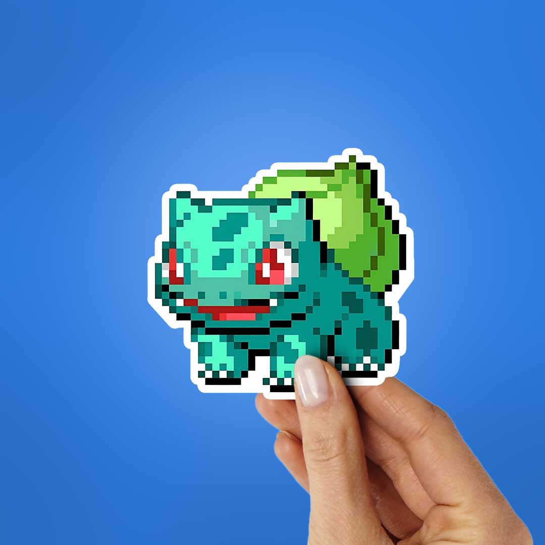 Pixel Bulba Sticker