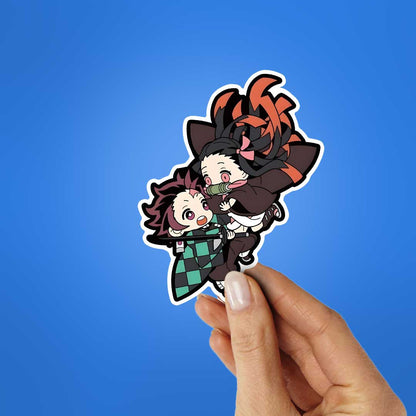 Tanjro & Nezuko Kamado Sticker