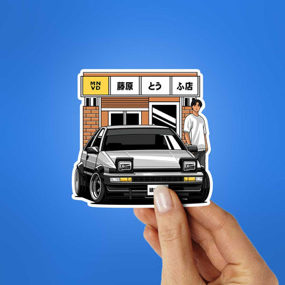 Initial D Sticker