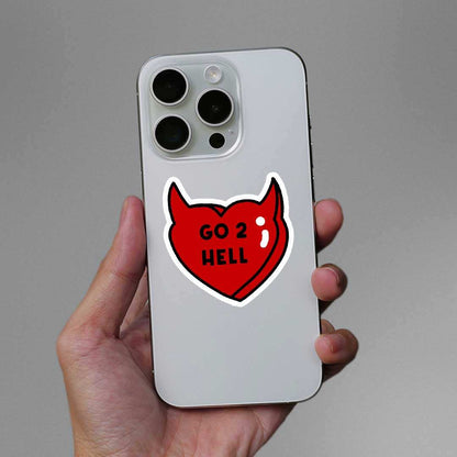 Go 2 Hell Sticker