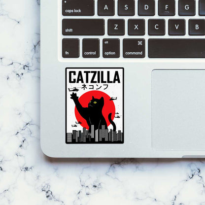 Catzilla Sticker