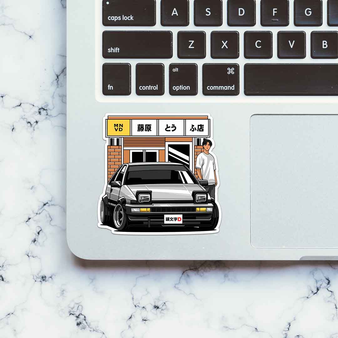 Initial D Sticker