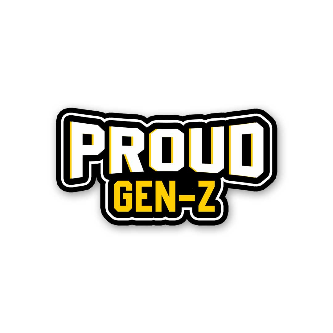 Proud GenZ Sticker