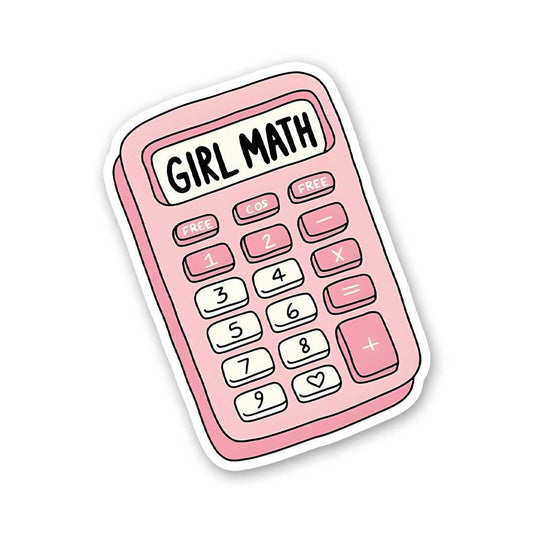 Girl Math Sticker