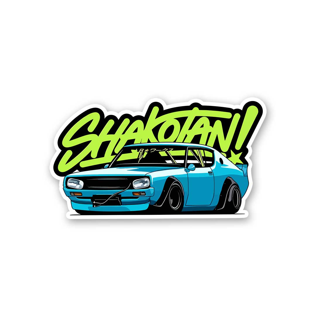 Shakotan Blue Legend Sticker