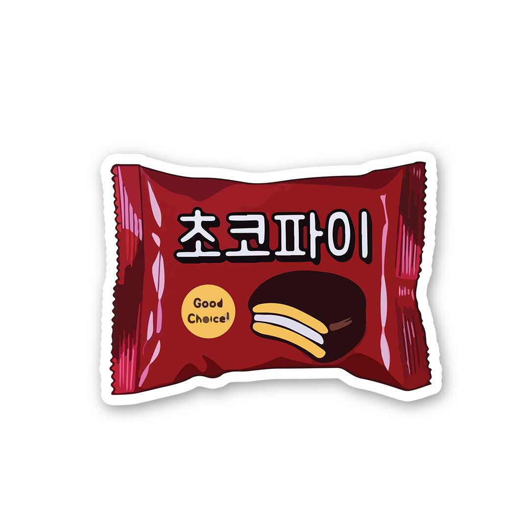 Lotte Pie Korean Sticker