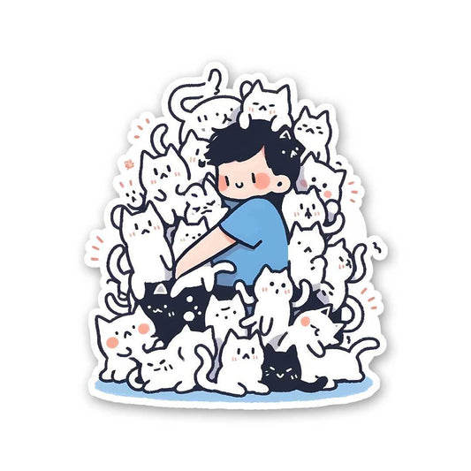 Meow Mountain Sticker