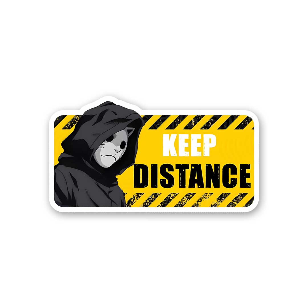 Keep Distance Sticker