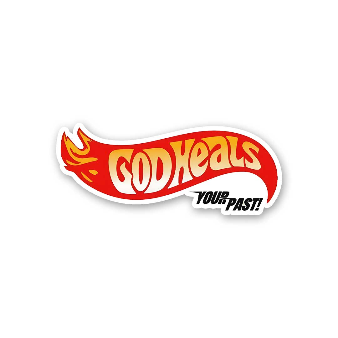 God Heals Sticker