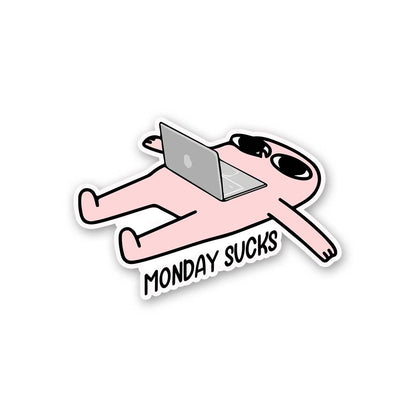 Monday Sucks Sticker