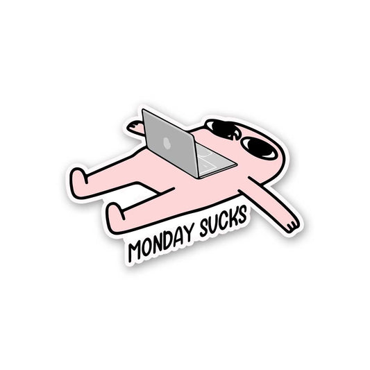 Monday Sucks Sticker