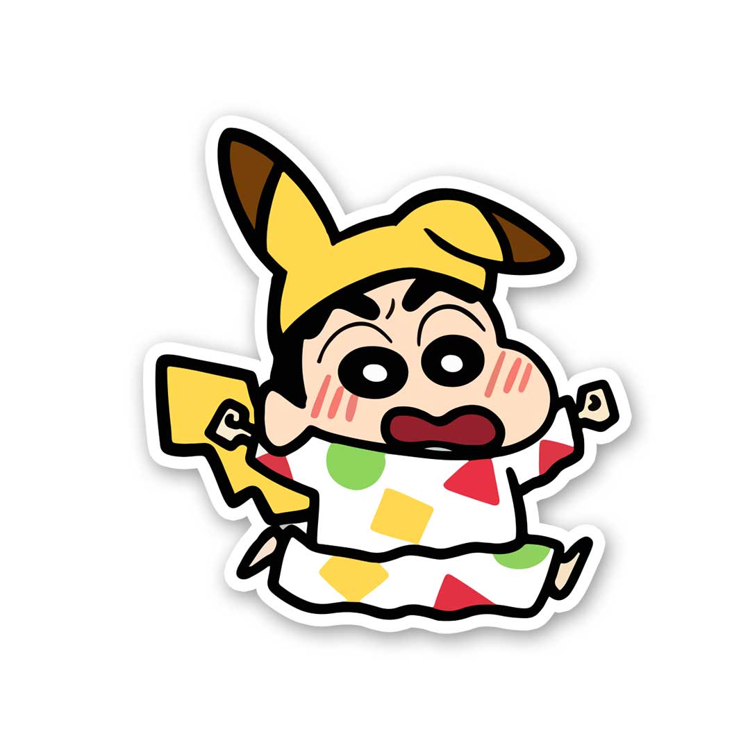 Pika Shinchan Sticker