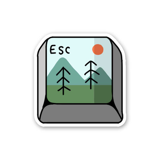 Esc 1.0 Sticker