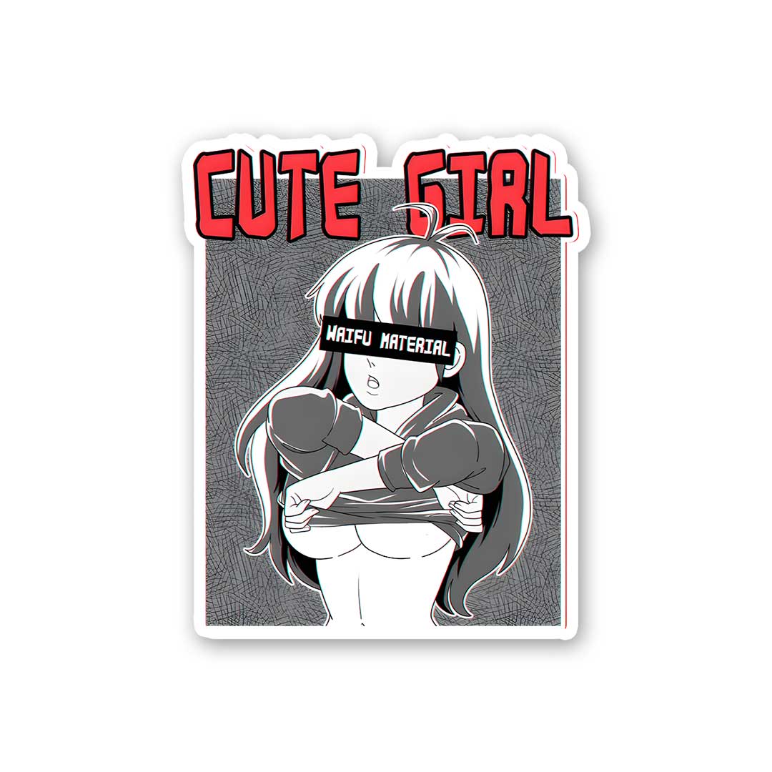 Cute Girl Sticker