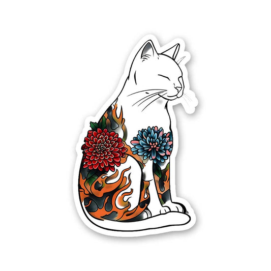 Japenese Cat Sticker