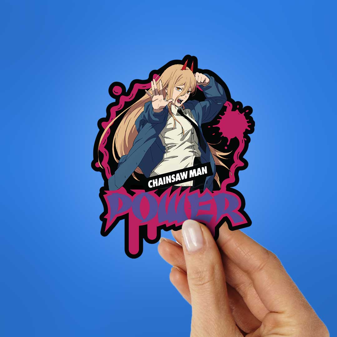 Chainsaw Man Power Sticker