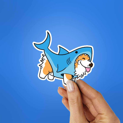 Dog Shark Sticker